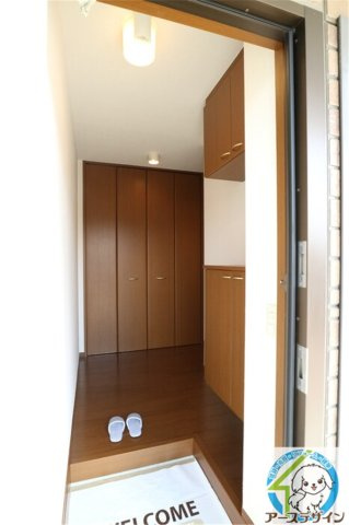 バーディーコートの玄関|パース写真