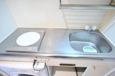 【キッチン】 | クリオ武蔵小山壱番館 | 1口IHコンロ