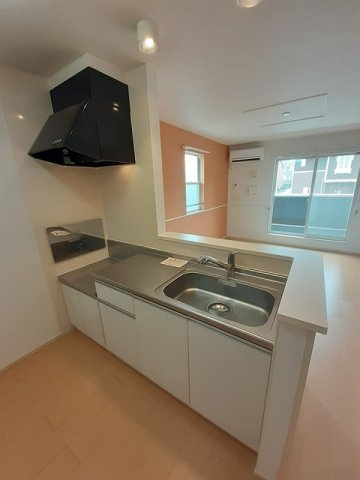 ヒッコリー　リッジ壱番館のキッチン|２口コンロ設置可能です★