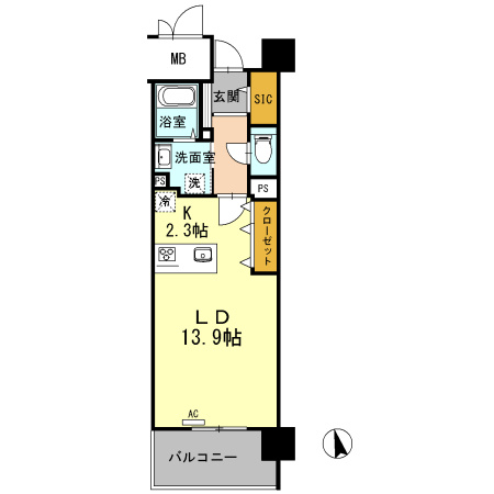 ☆１K間取り図☆