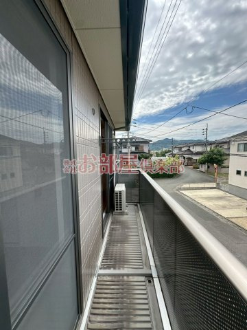 メジンK　B棟のバルコニー|広々としたバルコニーです