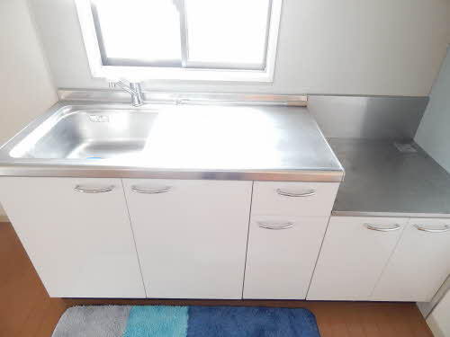 メジンK　B棟のキッチン|お料理しやすいキッチンです