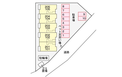 【駐車場】 | セリシール古ヶ崎 | 駐車場