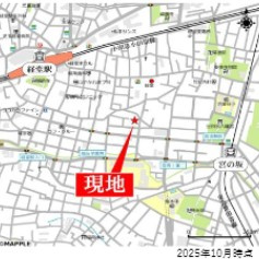 メゾンレーヴ経堂の地図