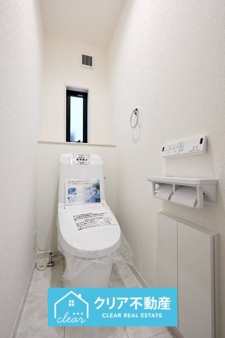 【トイレ】 | 館林市西高根町　いろどりアイタウン　全４棟 | シャワー＆暖房便座付きのトイレです！
