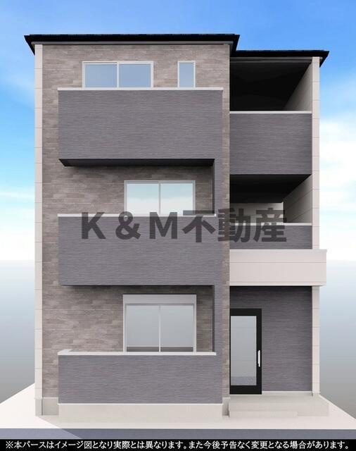 ＫＥＩＡＩ　ＲＥＳＩＤＥＮＣＥ　北小金Ⅱの外観パース|こちら、外観パースです