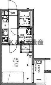 ＫＥＩＡＩ　ＲＥＳＩＤＥＮＣＥ　北小金Ⅱの間取り|間取り図 