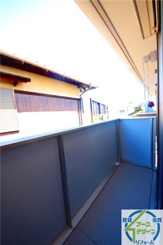 エクレール福井のバルコニー