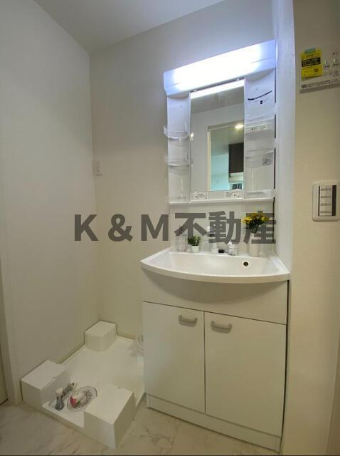 ＫＥＩＡＩ　ＲＥＳＩＤＥＮＣＥ　北小金Ⅱの洗面所|脱衣スペースもあります