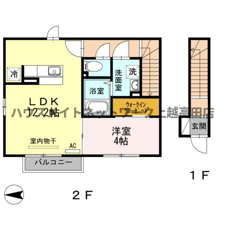 ドゥ プラージュの間取り|間取図