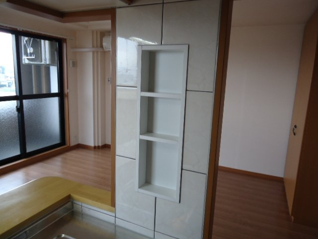 グリーンハイムのキッチン|キッチンミニ棚