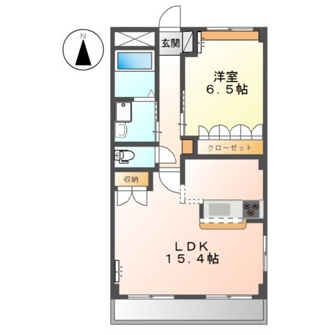 グリーンハイムの間取り