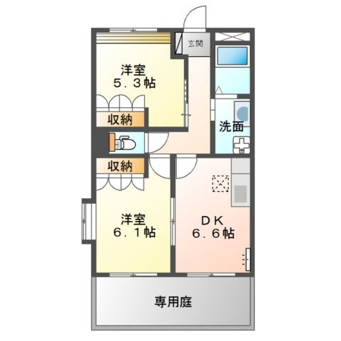 グレイス・ワンの間取り