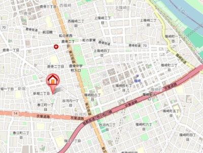 【地図】 | コージーハウス２２８Ｇ