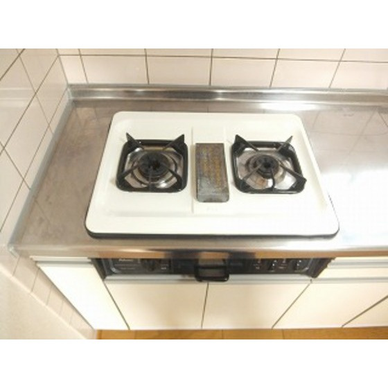 グリーンヒル蝉坂のキッチン|ガスコンロ2口
