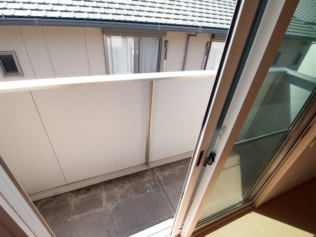 デラッセ真美ヶ丘のバルコニー