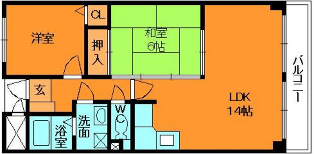 エスポワール三郷の間取り