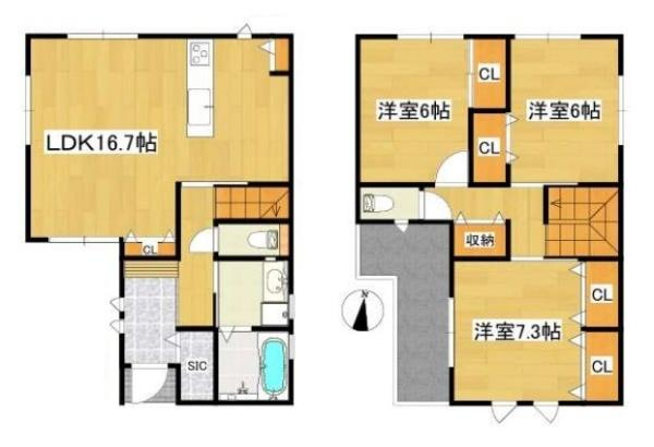 柏原市田辺２丁目 ／新築一戸建
