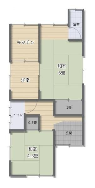 大和高田市池田　一戸建の間取り