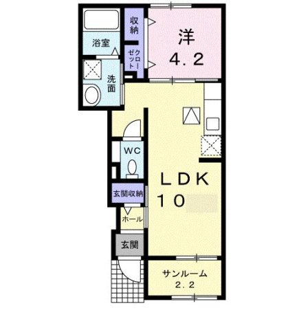 ＶＥＮＥＺＩＡ　ＲＯＳＡの間取り