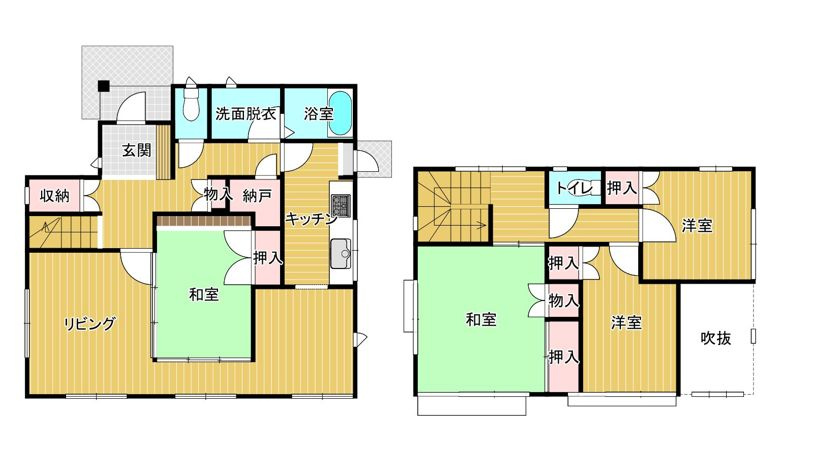 須賀川市向陽町の間取り