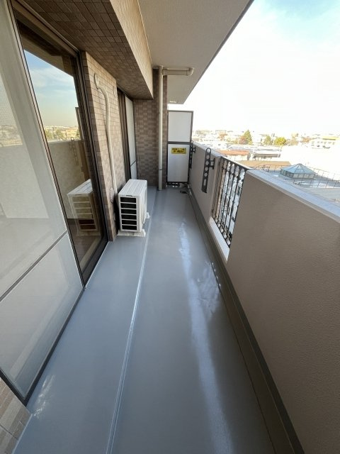 サンヴェール北浦和のバルコニー|陽当たり良好なバルコニーです