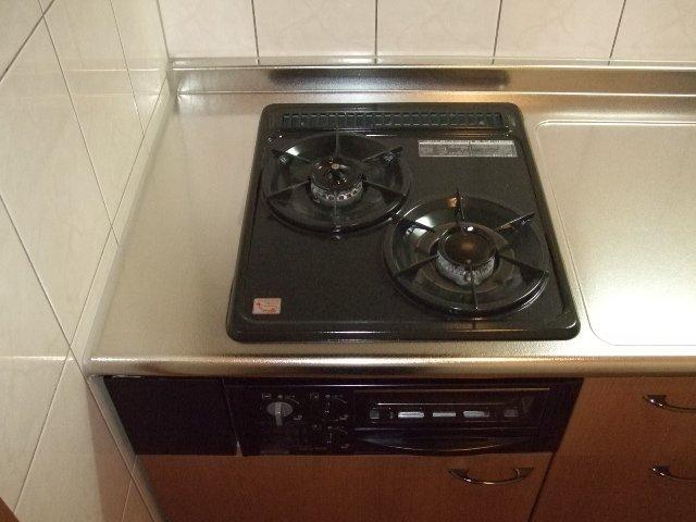 【キッチン】 | コートダジュールin桃ヶ丘Ａ棟 | ガスコンロ