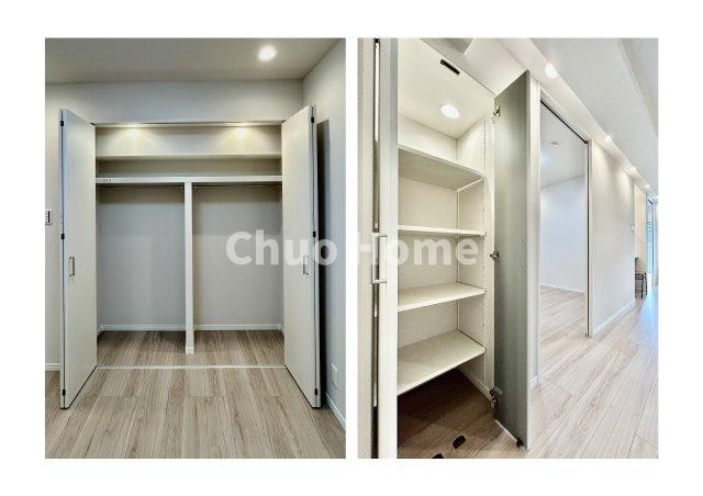 シティコープ豊洲の収納|居室にはクローゼットを完備し、自由度の高い家具の配置が叶うシンプルな空間です。お子様の成長と必要になる子供部屋を与えるにはぴったりの間取りですね。