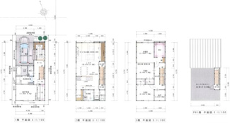 【外観パース】 | 琵琶町1丁目新築戸建 | 外観イメージです。3階建てで閑静な住宅に似合う素敵な戸建の予定です。