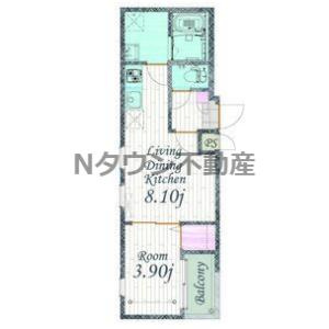 【間取り】 | Cherim 本陣十王町 North | 間取りです。
