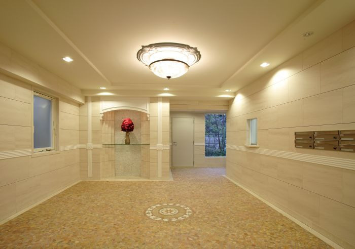 アンジェロハウス西新のロビー