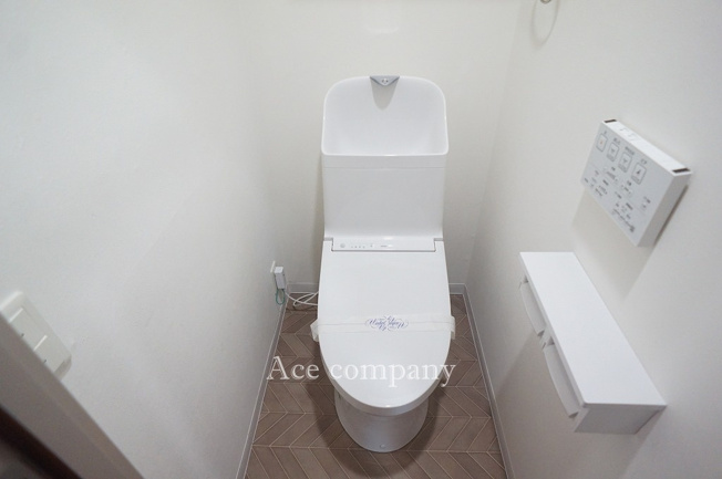 【トイレ】 | 八戸ノ里第3ガーデンハイツA棟 | シャワートイレ新調です☆