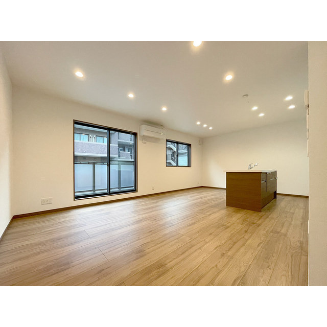 ミッドレジデ室見の居間・リビング