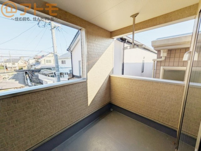 【バルコニー】 | 葵区古庄第4　新築戸建　5号棟 | インナーバルコニーはお出かけ中の急な雨でも安心♪