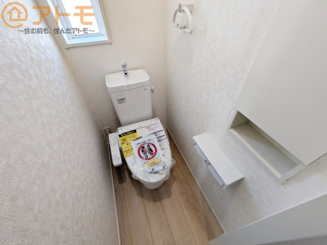 【トイレ】 | 葵区古庄第4　新築戸建　3号棟 | 毎日使うトイレだからこそ機能性を重視したいですよね！温水洗浄便座で快適な時間をお過ごしください♪