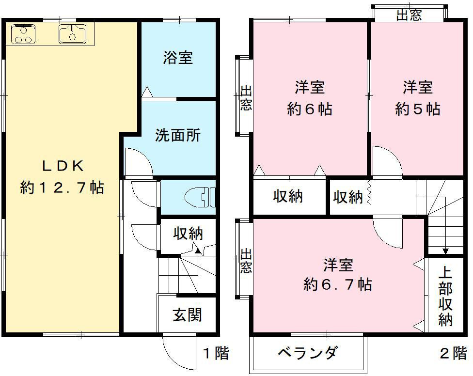 ＨＩＴコート　Ｇの間取り