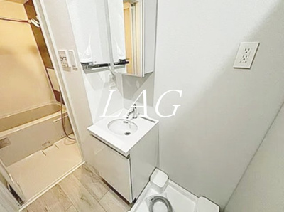 【洗面所】 | すすむテラス金町 | 独立洗面台です。