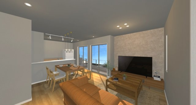 高知市西秦泉寺（西棟）売り土地（建築条件付き）の完成予想図|心地よい間取りプランです♪