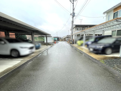 【前面道路含む現地写真】 | 山形市大字松原　中古戸建