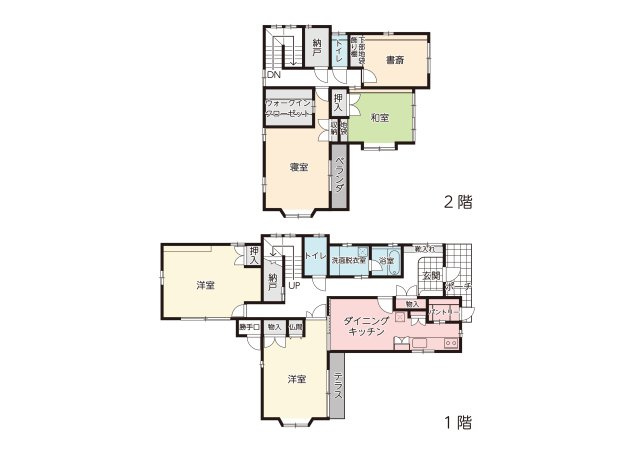 【間取り】 | 山形市大字松原　中古戸建