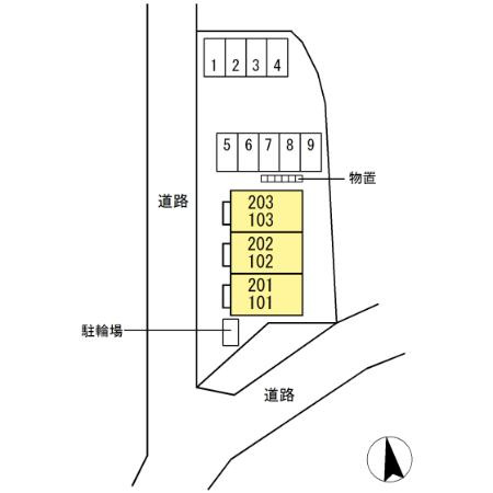 プランドールの区画図