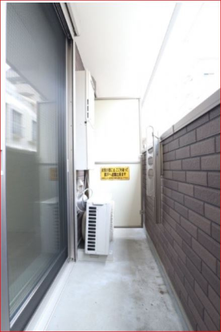 練馬区貫井１丁目のアパートのバルコニー|同仕様