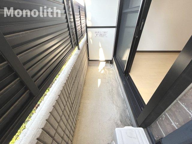 フジパレスグランマルシェBのバルコニー