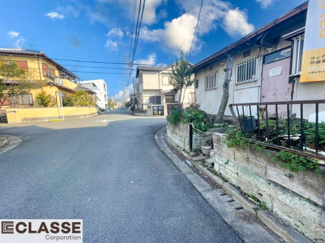 【前面道路含む現地写真】 | 宇治市伊勢田町名木2丁目　売土地　建築条件付き