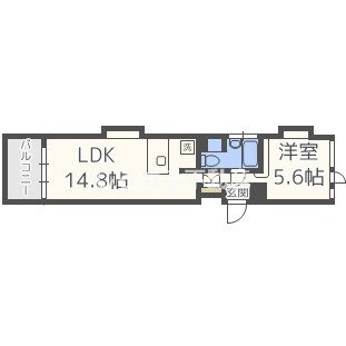 匠空ＫＹＯＭＡＣＨＩＢＯＲＩの間取り