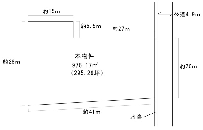 【土地図】 | 米沢市松が岬２丁目　売地