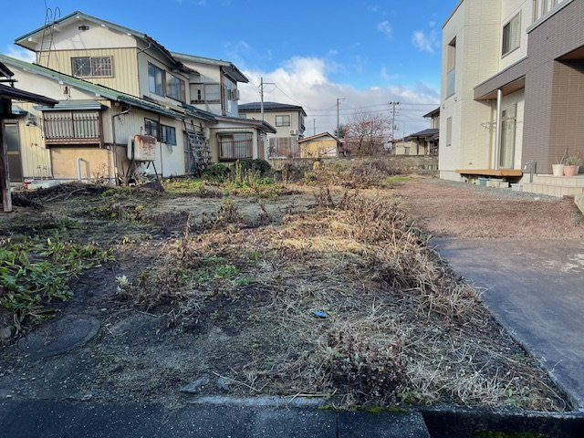 米沢市松が岬２丁目　売地の外観