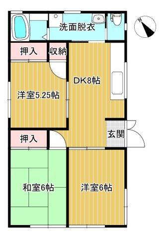 プラネットコーポの間取り