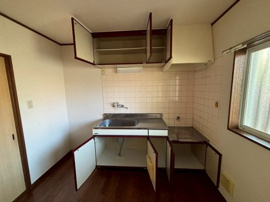 コンパクトなキッチンで掃除もラクラク