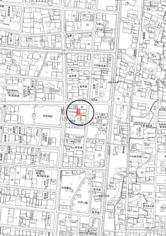 中古住宅　八代1丁目の地図